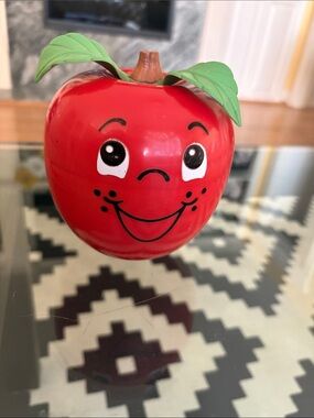 Vintage Fisher Price Happy Apple Musical Toy